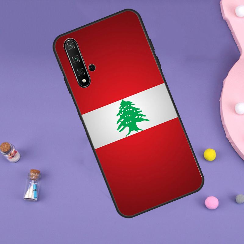 Lebanon Flag Map Case For Huawei Nova 10 9 SE 11 Pro 11i 8i 7i 3i Y60 Y61 Y70 Y90 Y91 P20 P40 P30 Lite Cover