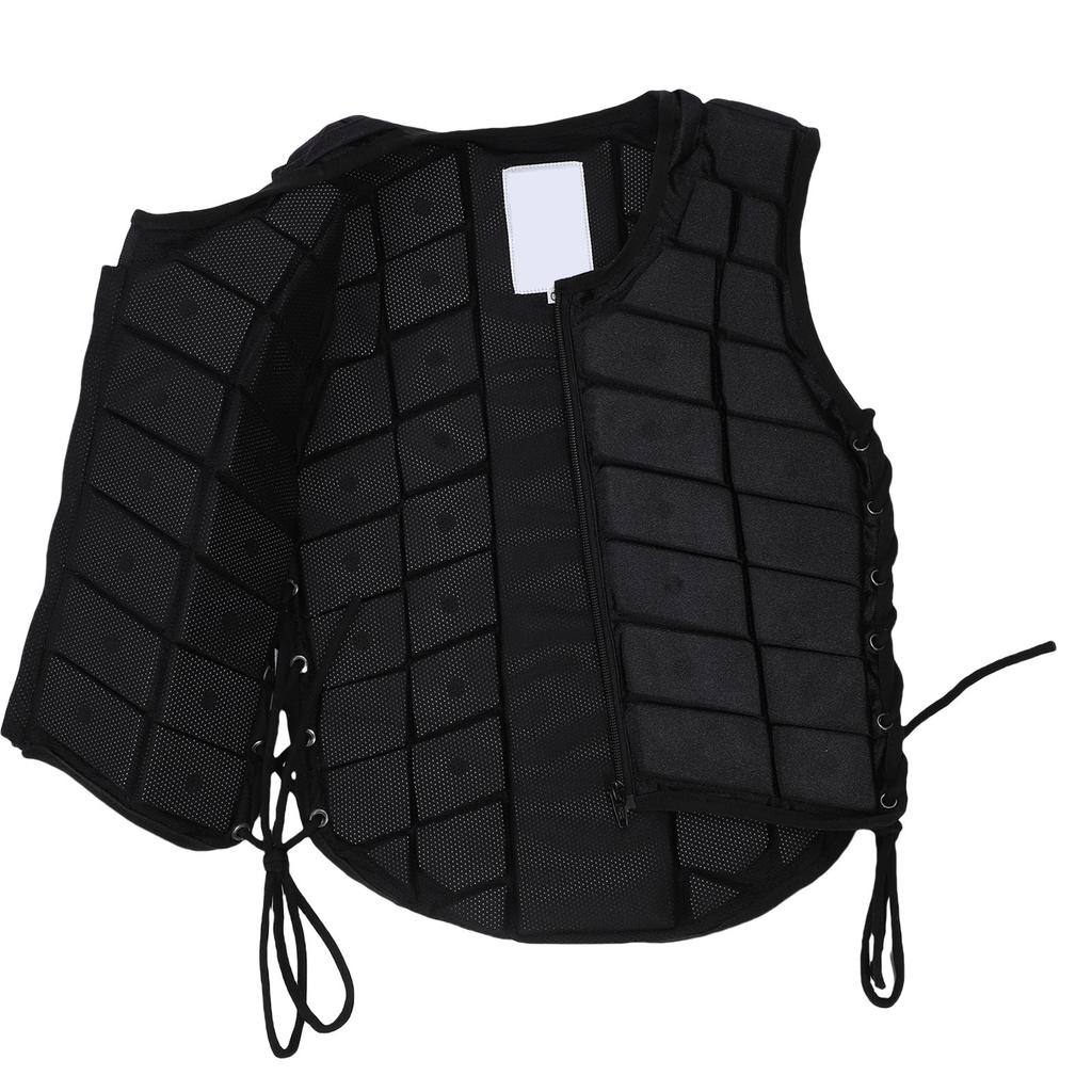 Equestrian Horse Vest Unisex Equestrian Protective Vest Comfortable Horse Riding Vest Zipper Closure for Boys Girls