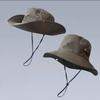 Women Outdoor Sun Hat Summer UV Protection Bucket Safari Wide Brim Fisherman Cap Cowboy Men Fishing Hiking Beach Hats