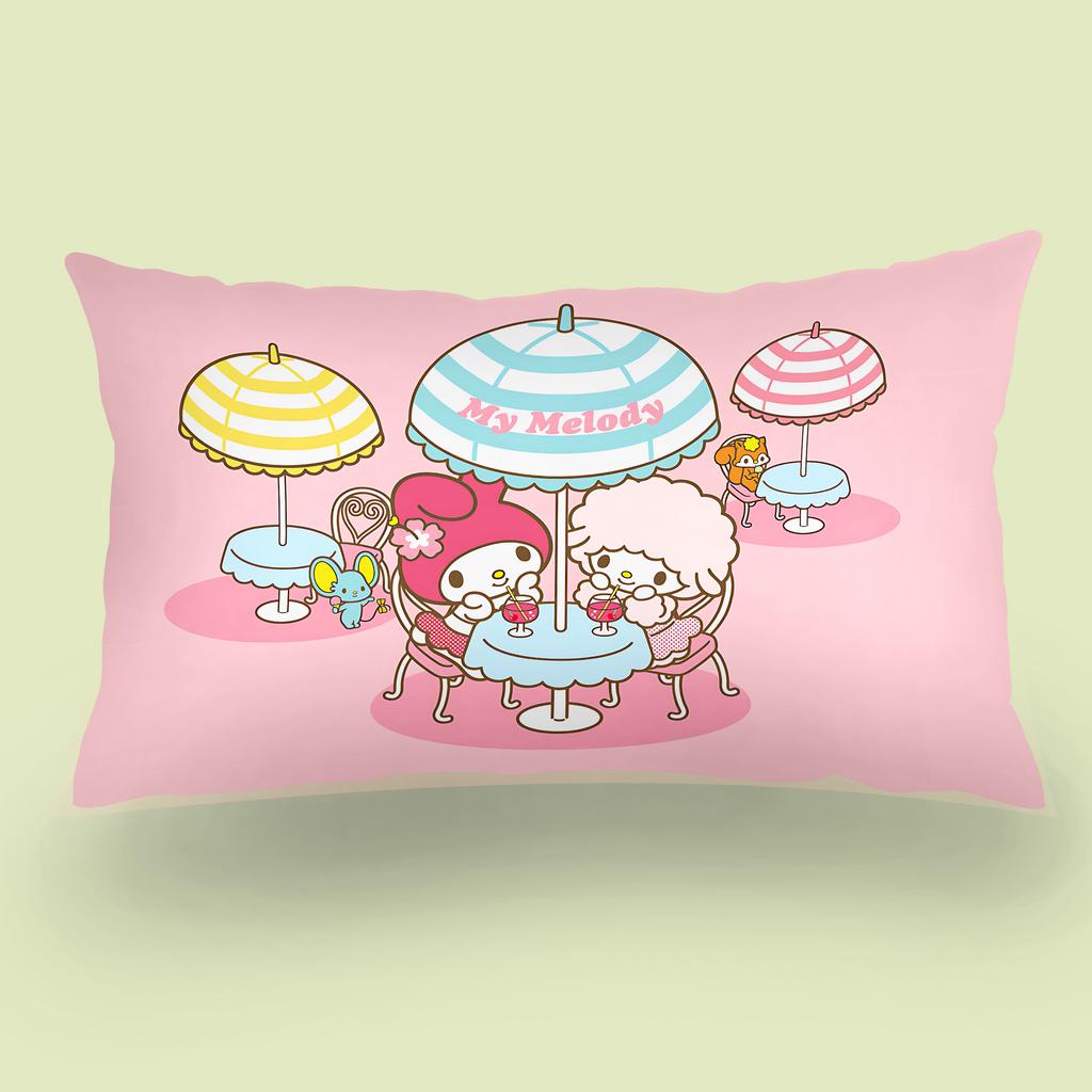 Мультяшные Наволочки My Melody Мультяшные Декоративные Подушки для Дивана Домашний Двусторонний Принт Короткий Плюш Милая Наволочка