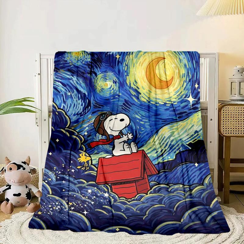Snoo-dog Heart Background Blanket Flannel Blanket for bed, sofa, Camping, Hiking, Picnic Essentials, gift for family Fan gifts