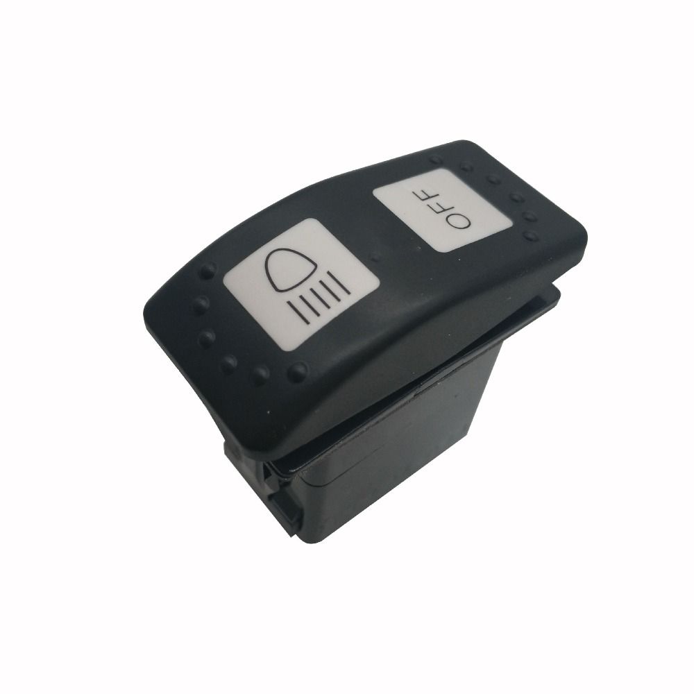 Car Modification Headlight Switch LED Indicator Full Beam Switch Durable Boat Type Switch Bus