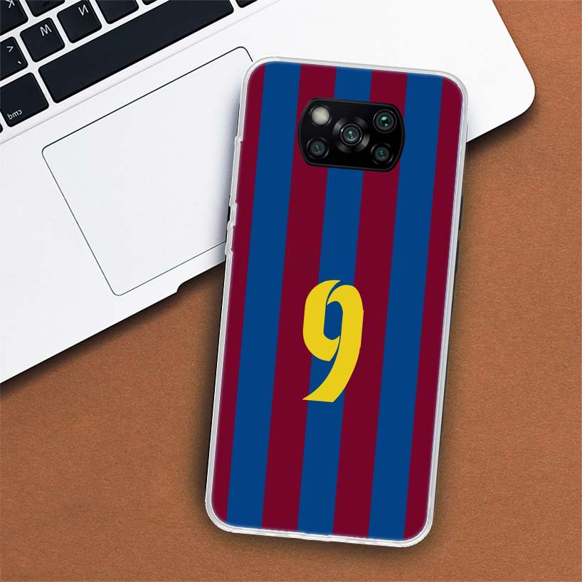 FootBall Number 7 10 30 Phone Case For Xiaomi Mi 11 Lite 11i 12X 12 9 8 11T 10T 9T Pro 10 5X 6X Ultra 5G Cover Coque Capa