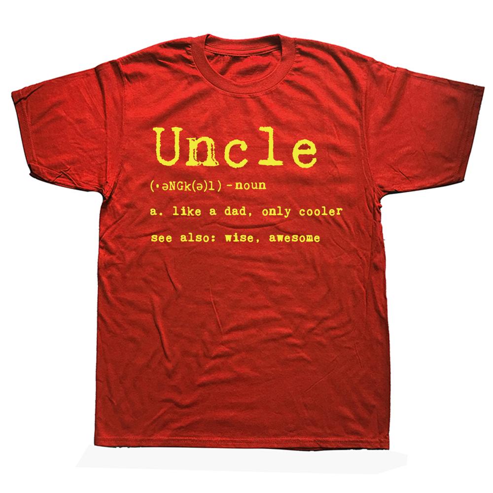 Funny Uncle Definition Classic T-Shirt Summer Men Clothing Fashion T Shirts Cotton Short Sleeve Oversized Adult T-shirt Tops
