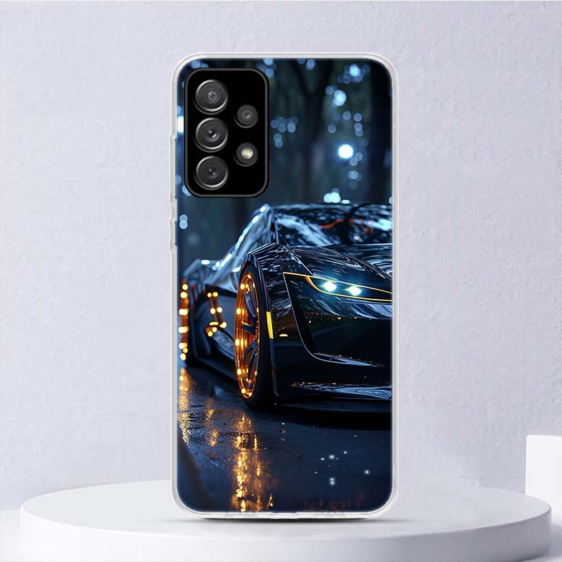 Крутой Мужской Мужчины Спортивные Машины Мягкий Чехол Для Samsung Galaxy A16 A15 A14 A13 A56 A55 A54 A53 Чехол Для Телефона A26 A36 A25 A35 A24 A34 A23 A