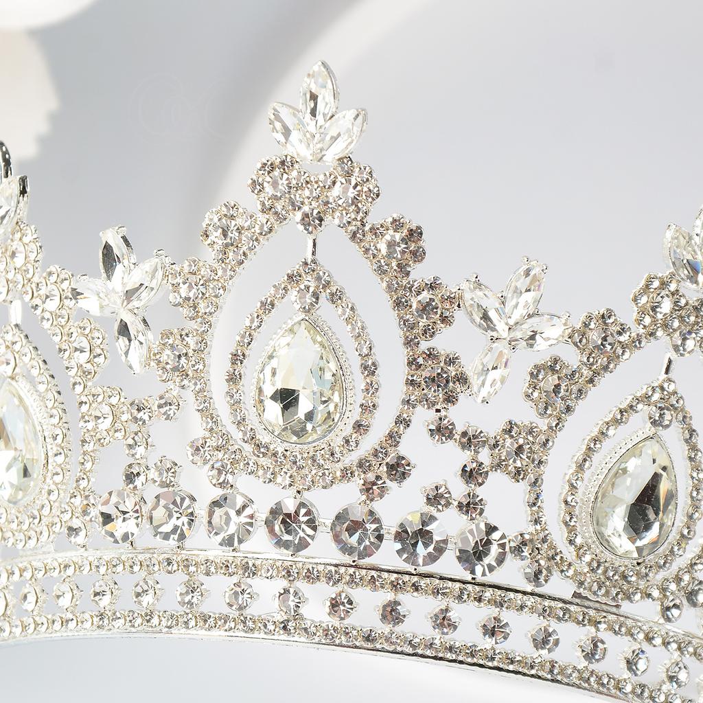 Большая корона невесты, высококачественные свадебные аксессуары, аксессуары для волос, головной убор, корона, корона