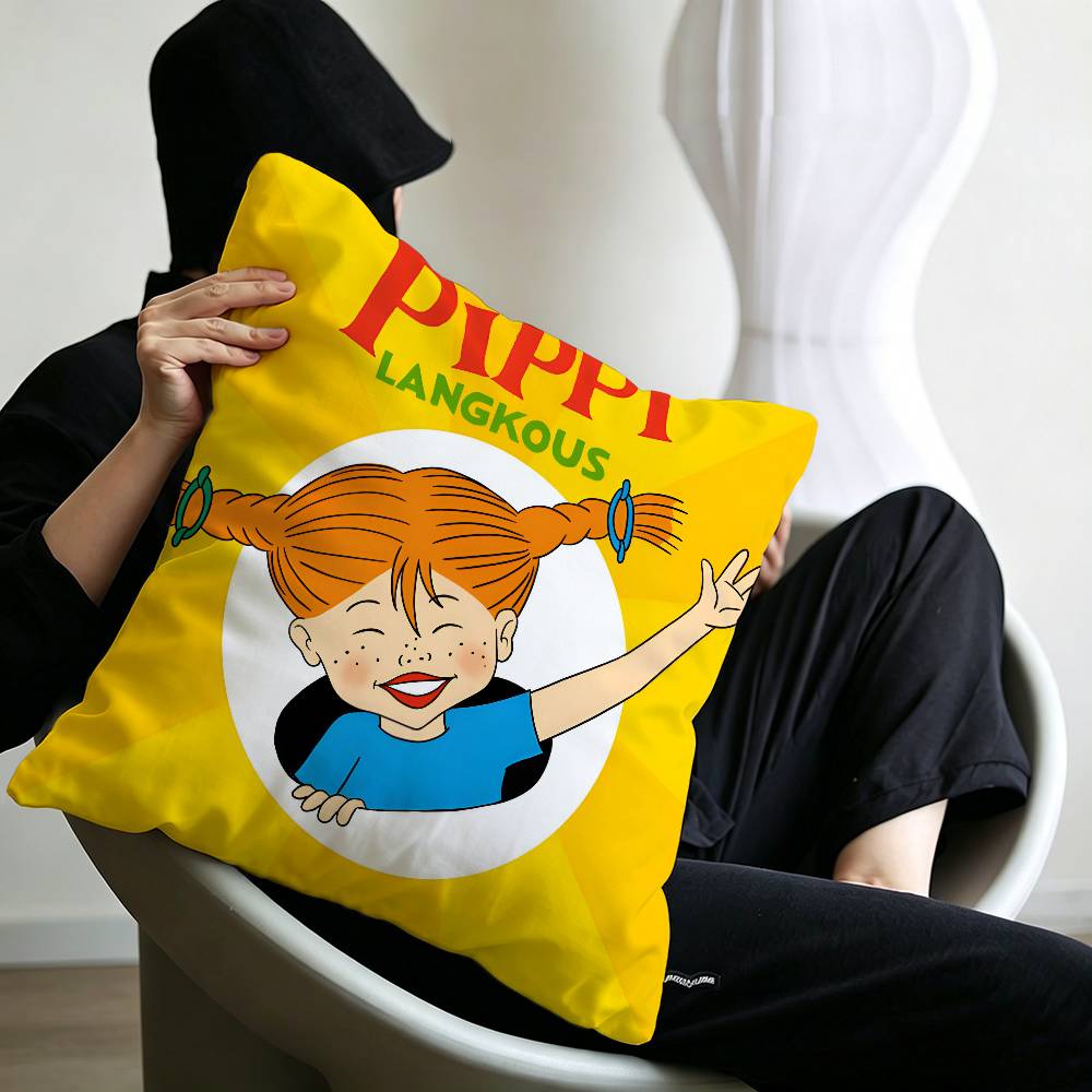 pPippi Longstocking Pillow Cover Design cushion Cover decor Holiday Decorati