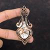 Дикая лошадь Магнезитовый кулон Медная проволока Кулон Антикварные ювелирные изделия Кулон ручной работы Подвеска из драгоценного камня для подарка Красивые медные украшения