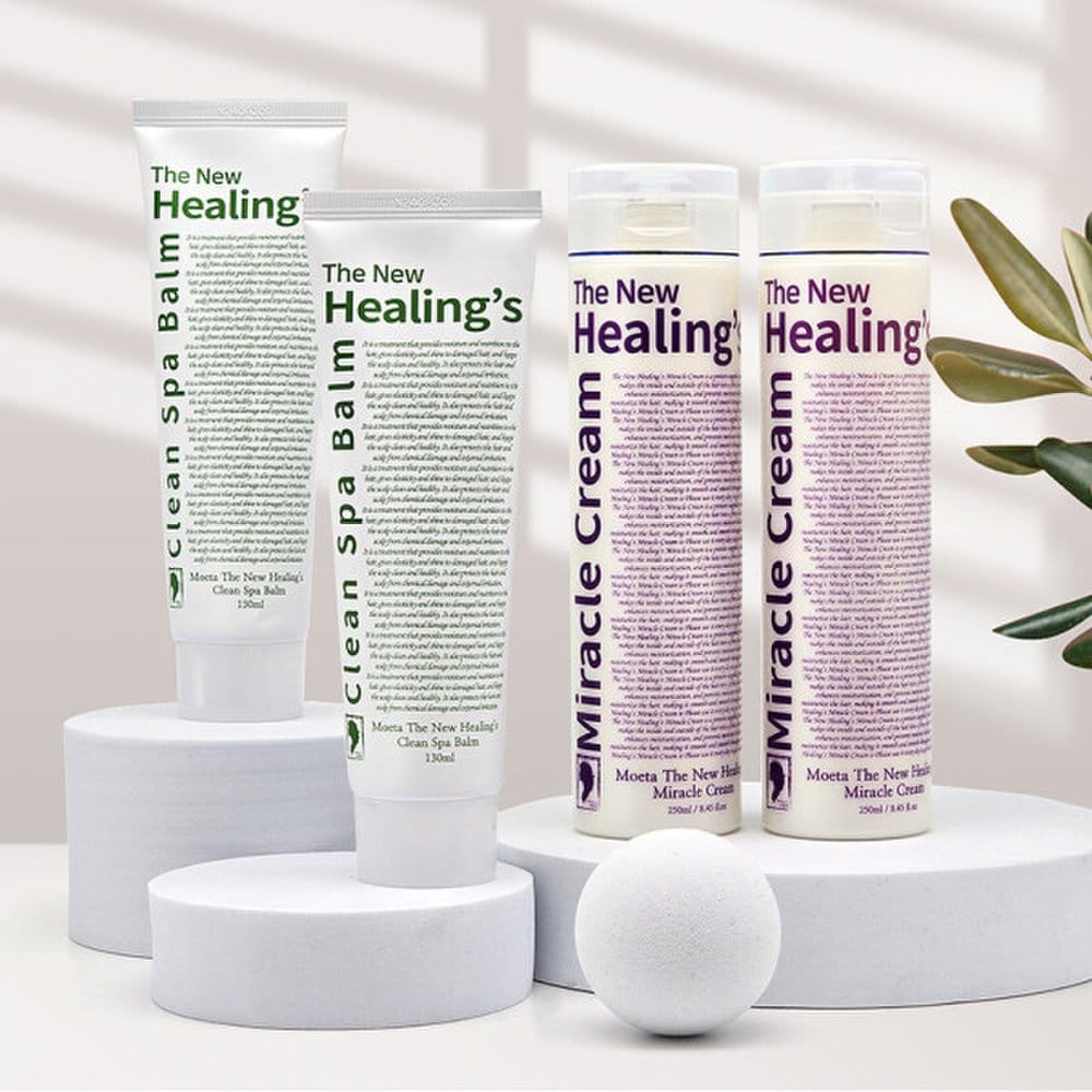 Крем NEW HEALING'S Miracle Cream 250 мл x 2 + бальзам Spa Balm 130 мл x 2 Специальный набор из 4 предметов
