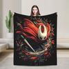 Hollow Knight Silksong Хорнет Silksong Плед Флисовый Текстильный Декор Многофункциональный Плед для Постельного Белья Спальни Покрывало