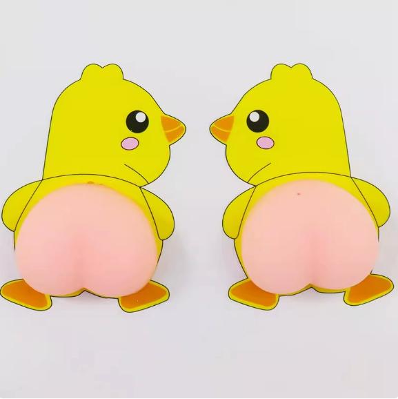 Cartoon 3D Stereo Butt Stickers Multifunctional Silicone Car Anti-Collision Pads Auto Bumper Protector Decals
