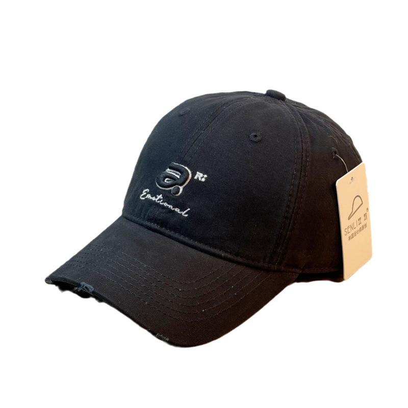 Spring And Summer Baseball Cap Women'S Embroidery Casual Versatile Face Small Sunscreen Cap Men