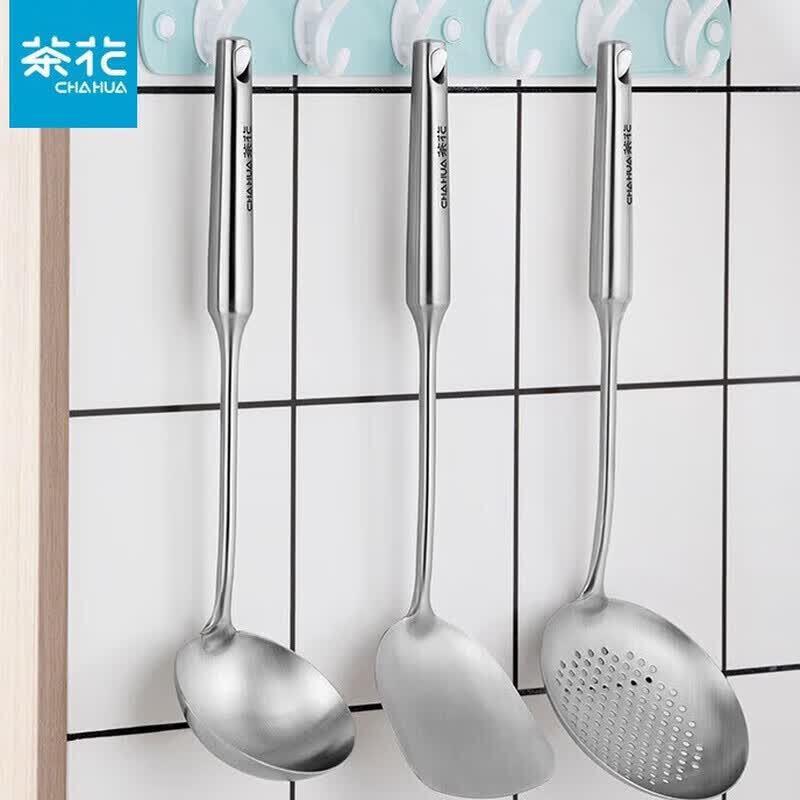 CHAHUA 304 Stainless Steel Hollow Handle Pot Ladle