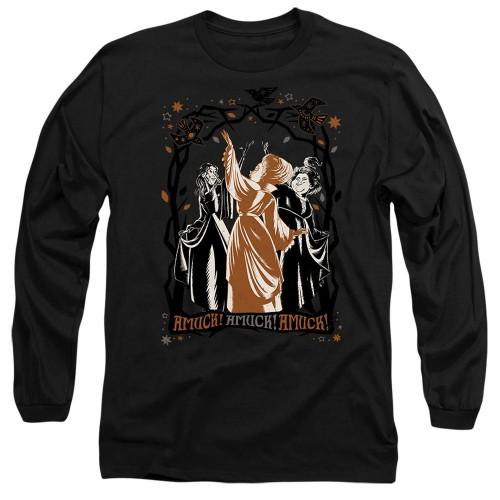 Hocus Pocus 2 Unisex Adult Amuck, Amuck, Amuck! Sanderson Sisters Scene T-Shirt