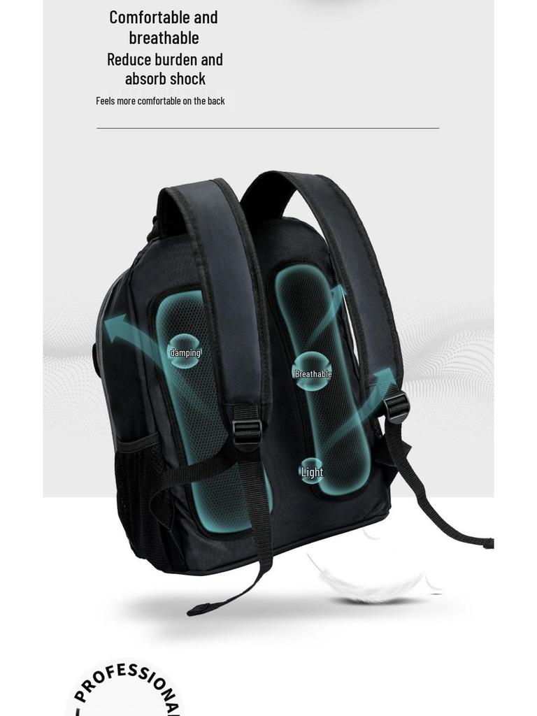 Multifunctional Electrician's & Woodworking Durable Backpack with Large Capacity & Plastic Bottom