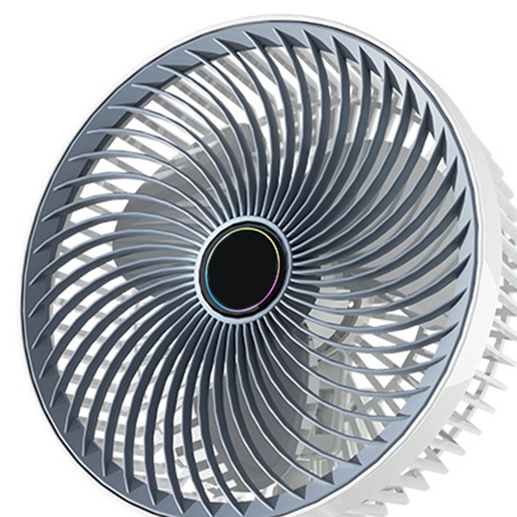 USB Rechargeable Handheld Fan Wall Mounted 3 Speed Strong Wind Portable Small Electric Fan for Home