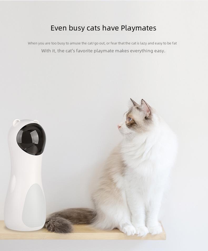 Автоматическая светодиодная лазерная игрушка для развлечения кошек