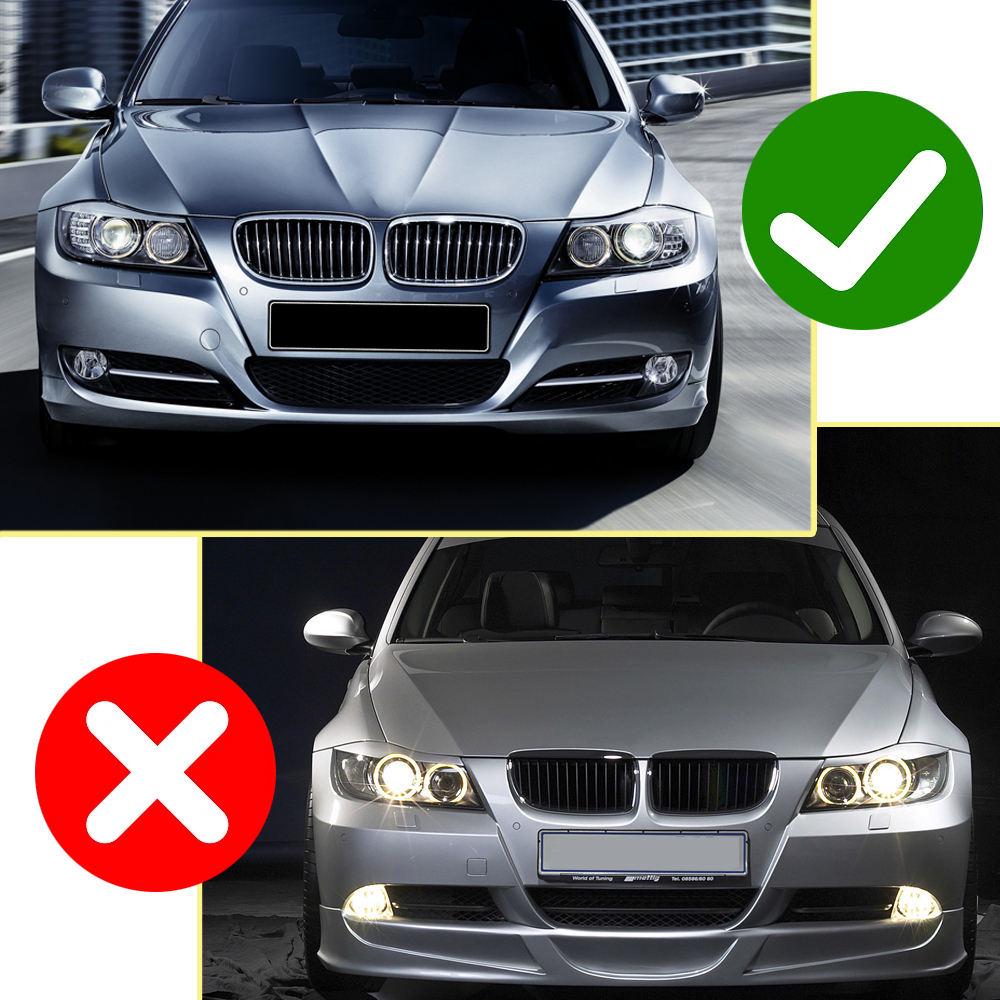 Применимо для BMW 3 серии E90/E91 09-12 Решетка воздухозаборника Трехцветная с двойной планкой LCi Передний тюнинг.