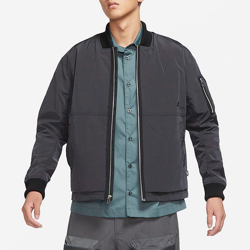 Nike Куртки Мужские Черный Стойка Умеренный Другое DD4715-010