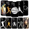 Baseball For iPhone 11 12 13 15 14 Pro Max Phone Case X XR XS 7 8 Plus SE 2020 Luxury Black Soft Silicone Cover Funda