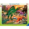 R050949 Dinosaurs Roaring Plate Puzzle 42 Pieces, 1, Korea Best Toddler Puzzle