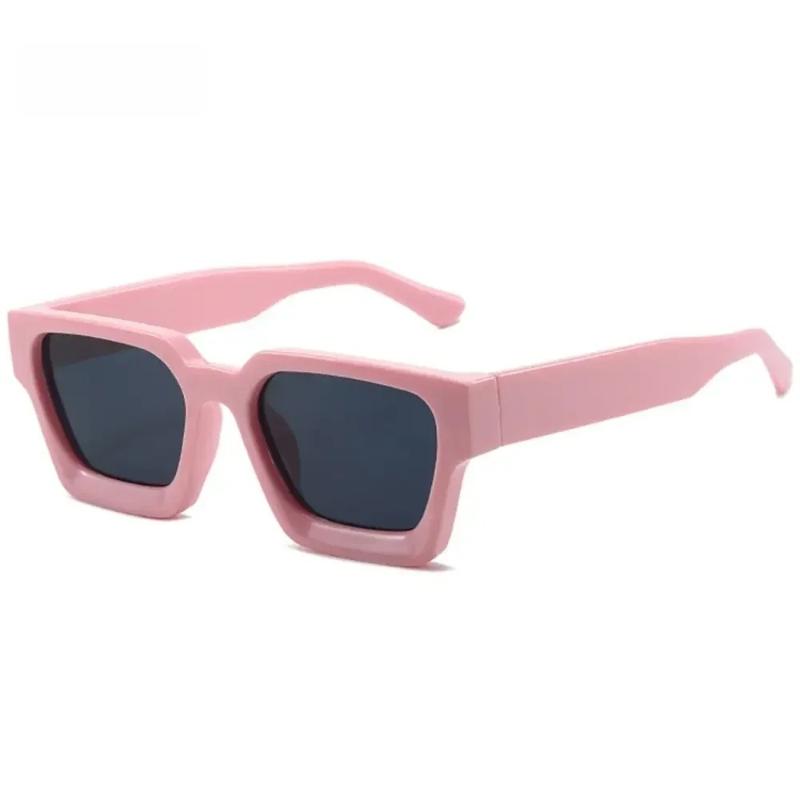 Fashionable Thick Frame Sunglasses Trendy Square Retro Ins Style Women Sun Glasses UV400 Protection