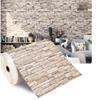 3D Self-Adhesive Wallpaper 70cm*1m Continuous Waterproof Brick Wall Stickers Living Room Bedroom Children's Room Home Decoration