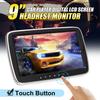 DVD Video Player USB/SD/HDMI/IR/FM TFT LCD Digital Screen Touch Button Game Remote Control 9Inches HD Car Headrest Monitor