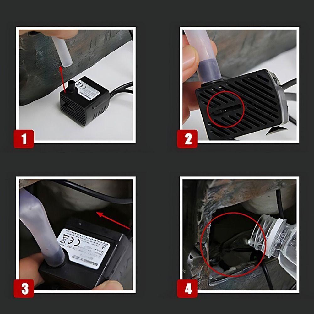 Ultra-Quiet Fountain Pump Submersible Ponds Fountains Fish Tank Filter Pump  Fish Pond Aquarium