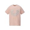 ONITSUKA TIGER Soft Comfortable Minimalist Solid Color Short Sleeve T-Shirt Unisex Tops Light-Pink 2183B458-700