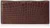 Кошелек длинный крокодиловый шоколадный [El Vaccello] 0172-KSW10-CO