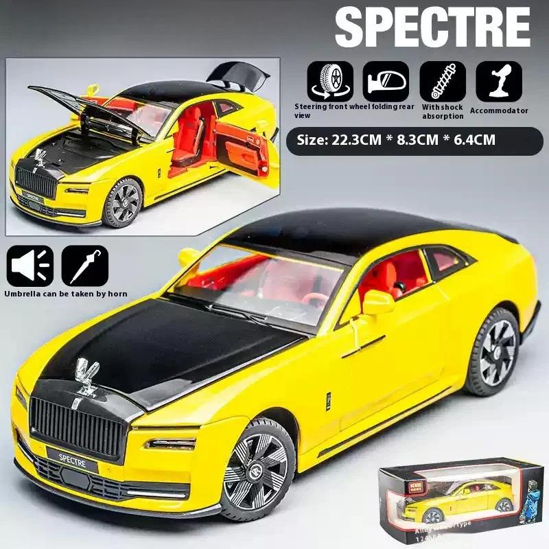 1:24 Литой металлический модельный автомобиль Spectre Alloy Звук и Свет Коллекция Подарки Рождественский Подарок Для Парня Подарки на День Рождения