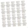 20 Pieces Bear Shaped Foam Crafts Creative DIY Handmade Painted