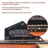 2PCS Black String Action Gauge High Precision Graduations String Height Ruler  For Electric Guitar