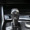 Car Interior Gear Shift Handle Sleeve Cover Trim Carbon Fiber Texture ABS Decoration Accessories For BMW 3 Series G20 G28