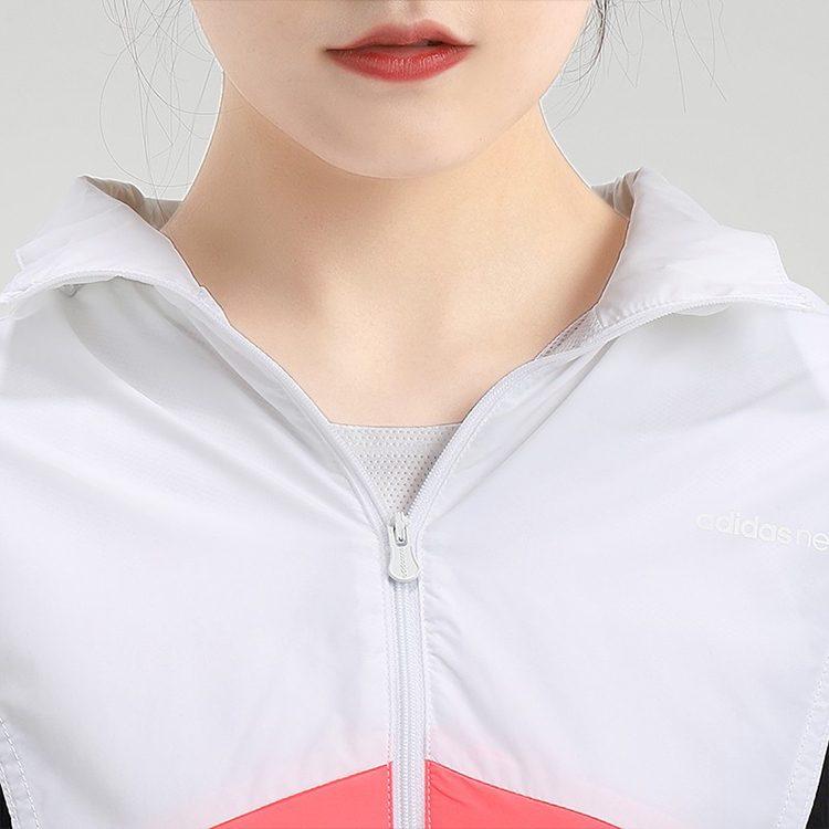 adidas Куртки Женские Розовые С Капюшоном Умеренные Другие GJ5359