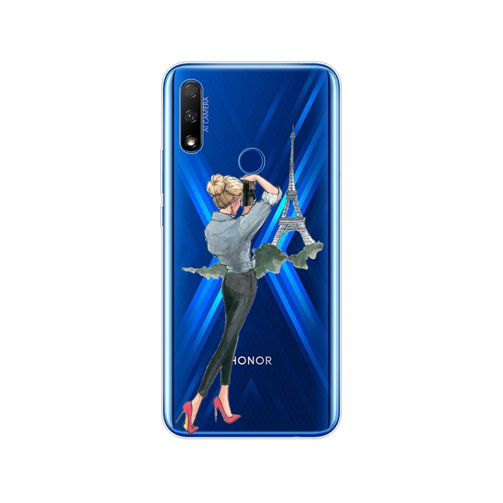 Для Honor 9X Global Case Honor 9X Премиум Чехол Силиконовый ТПУ Мягкая задняя крышка Чехол для телефона Для Huawei Honor 9X Premium STK-LX1 Бампер