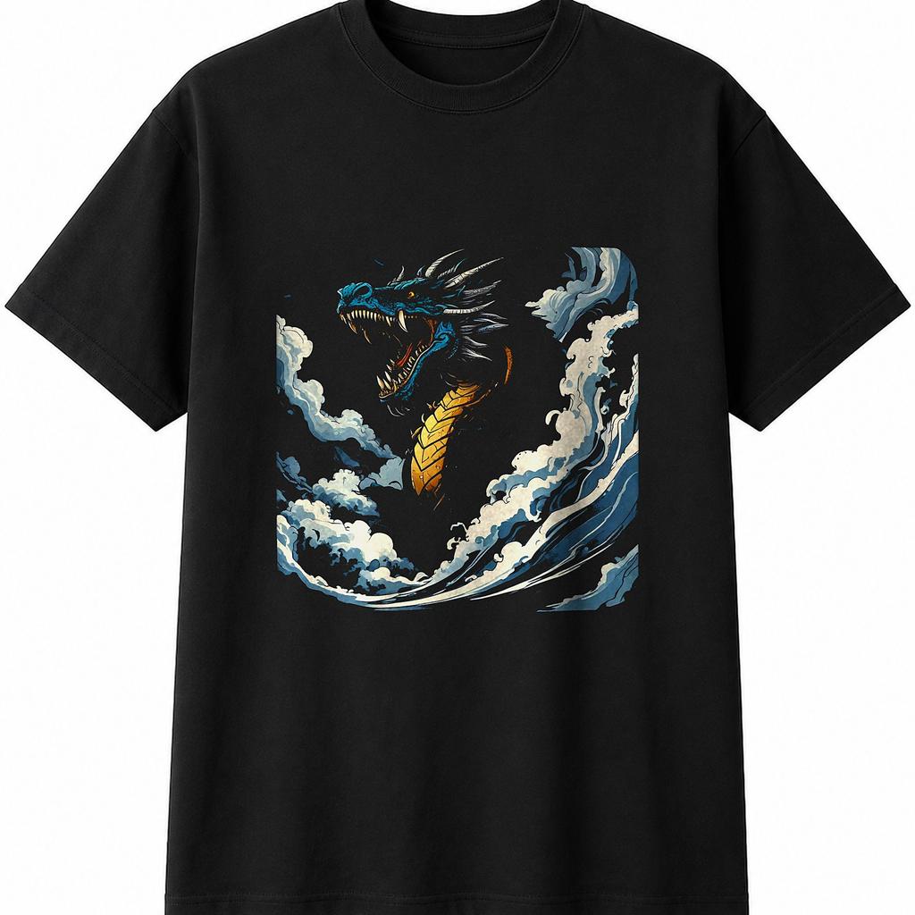 Graphic Wyvern Dragon Fantasy Mens Womens T-Shirt Unisex Novelty Gift Tee Funny