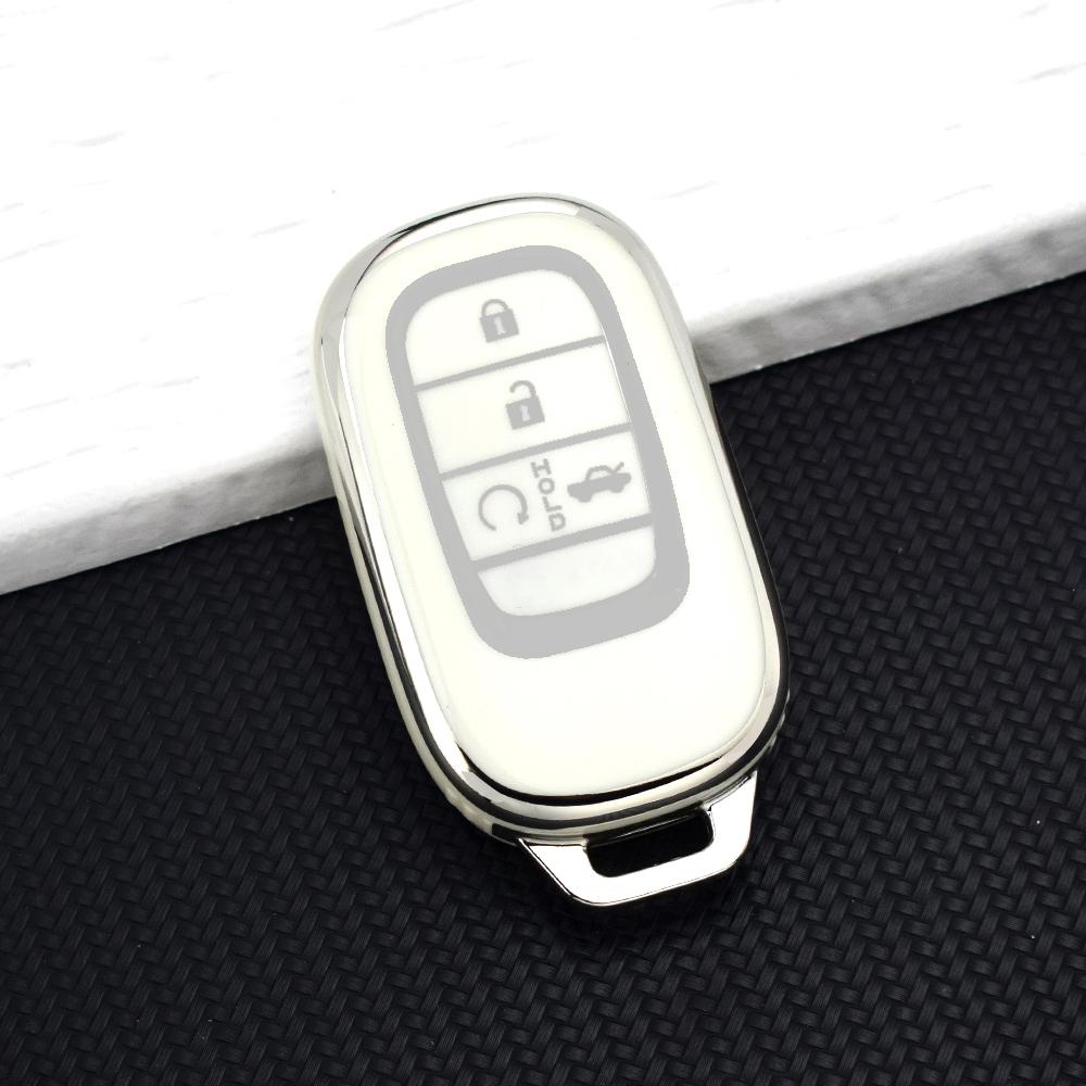 Новый чехол-обложка для ключа автомобиля для Honda 2022-2025 Civic Accord CR-V HR-V Pilot Sport SI EX EX-L 2/3/4/5 Кнопок Защита для ключа Брелок