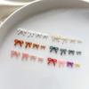 50Pcs Resin Bow Nail Charm Bulk Mix Size 3D Ribbon Bowkont Mini Kawaii Nail Art Accessories Diy Cute Nails Decorations