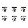 Медиаторы Ibanez Paul Gilbert Signature, 6 шт. [Все 2 цвета]