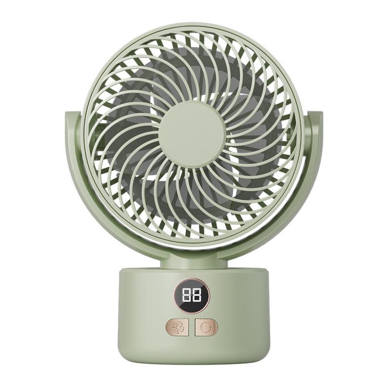 Portable USB Rechargeable Outdoor Fan: Compact and Versatile for Camping, Office, Desk, or Floor Use.