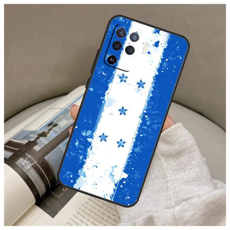 Honduras Flag Case For Oppo A80 A60 A40 A5 Pro A15 A16 A17 A57 A77 A94 A74 A54 A76 A96 A18 A38 A58 A78 A98
