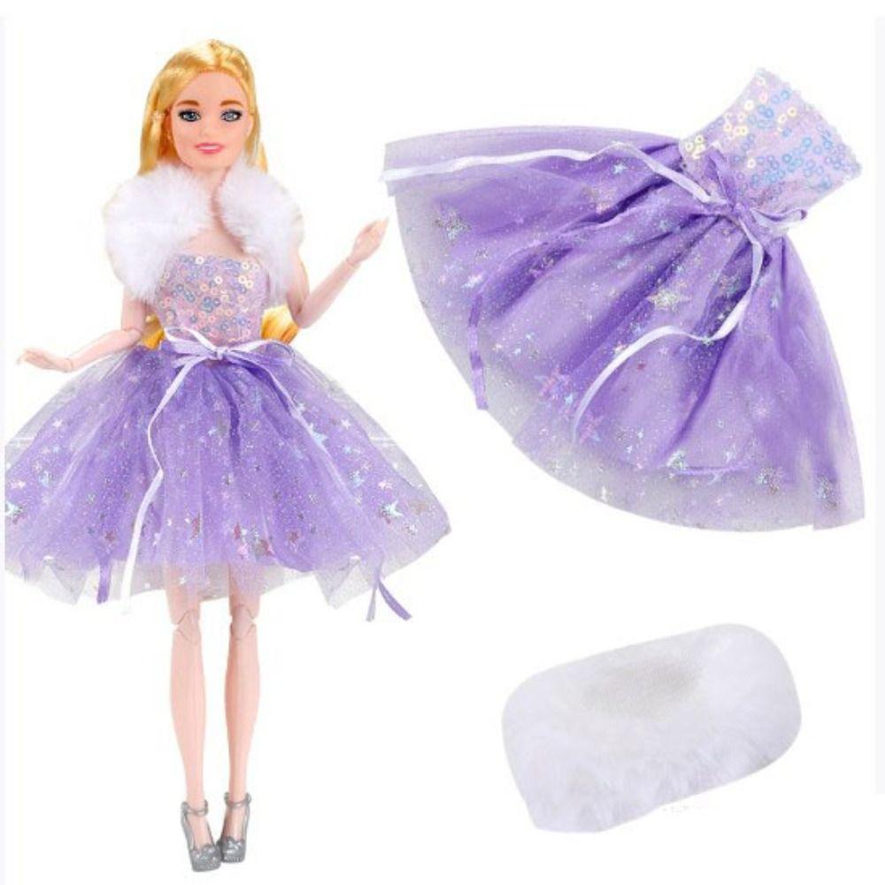 Модная Кукла Элегантная Вечерняя Одежда для 30см Куклы/для 1/6 BJD Кукол/для 11.5" Кукол DIY Аксессуары