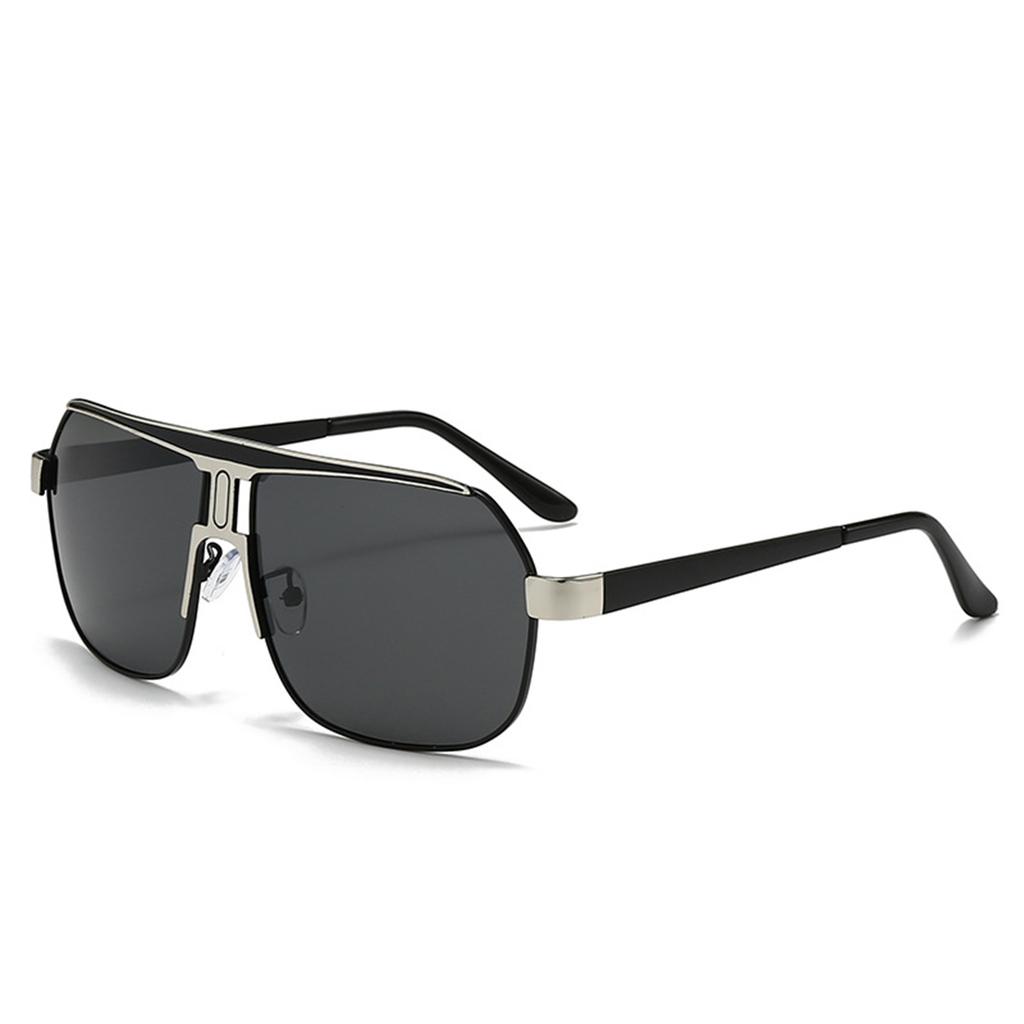 Новые солнцезащитные очки для водителей-мужчин, персонализированная большая оправа, дневные и ночные очки двойного назначения, устойчивые к ультрафиолетовому излучению