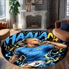 1pc Haaland3 Carpet, Round Rug, Comfortable, Suitable for Entryways, Living Rooms, Office, And Bedrooms, Christmas Decoration