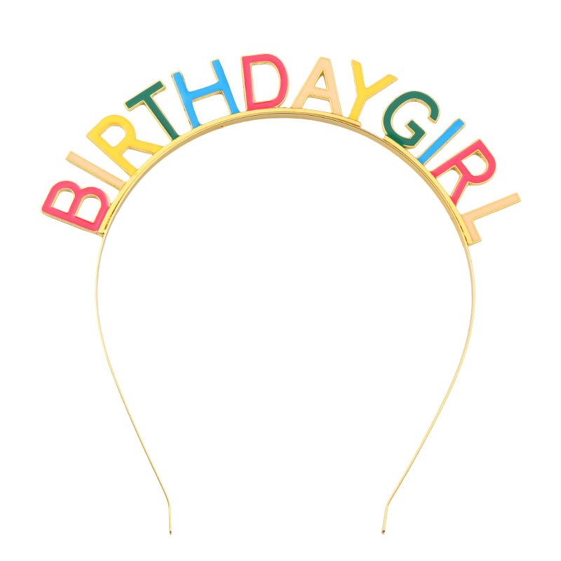 Повязка на голову на день рождения, ЭТО МОЙ ДЕНЬ РОЖДЕНИЯ, капельное масло, цветные буквы, корона на день рождения, головной убор для девочки
