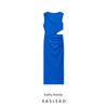 Kaslead New Women Clothes Western Style Fashion Simple Opening Design Dress 6962221