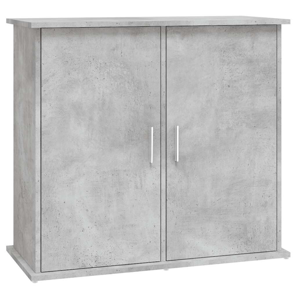 vidaXL Gray Concrete Aquarium Stand 81 x 36 x 73 cm Engineered Wood