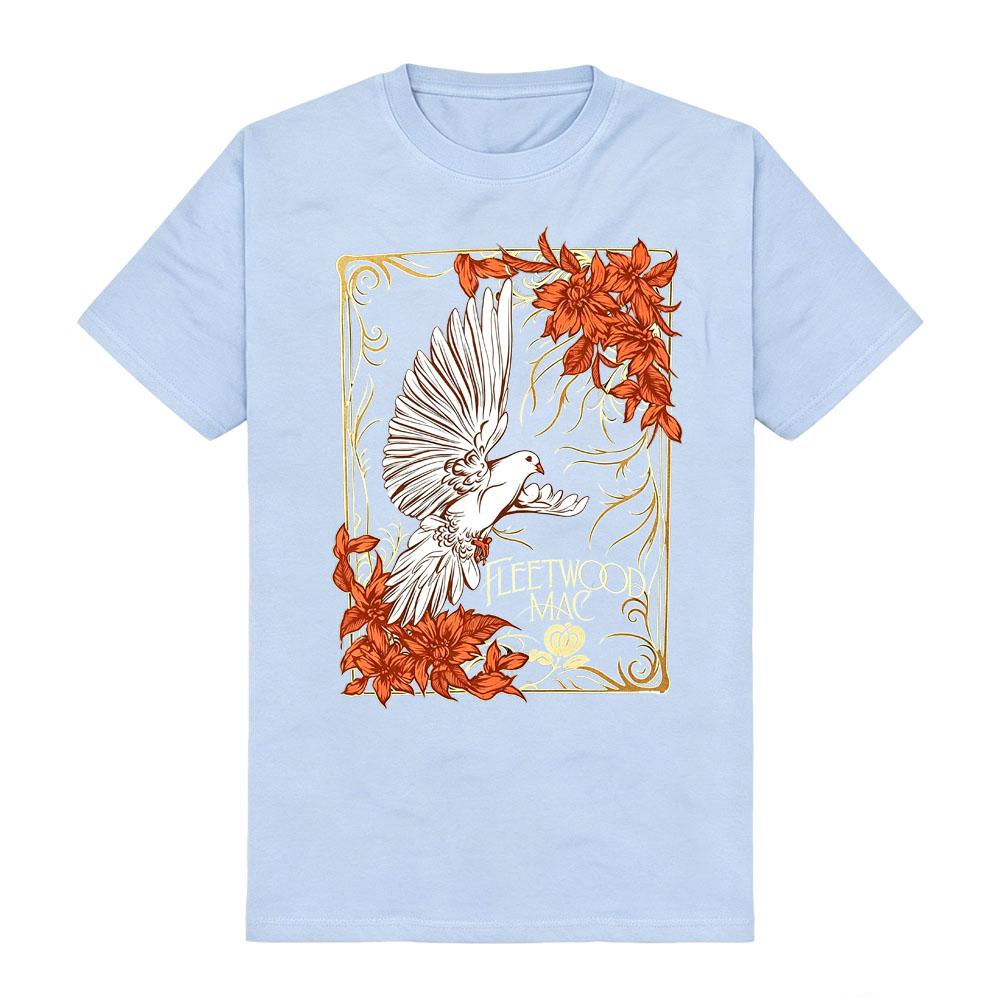 Fleetwood Mac The Dove T-Shirt Art Nouveau Orchestra Gothic Aesthetic Tshirt Round Neck Cotton T Shirt Short Sleeve Unisex Tops